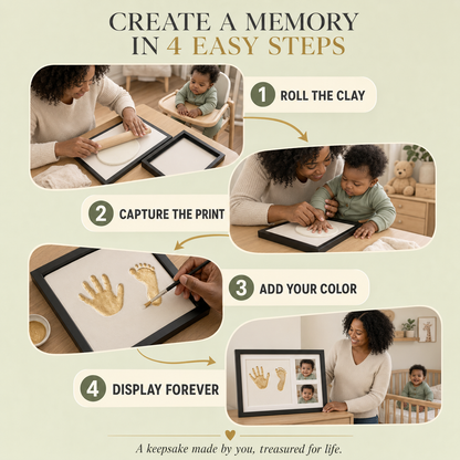 Tiny Imprints™ Baby Handprint & Footprint Keepsake Kit